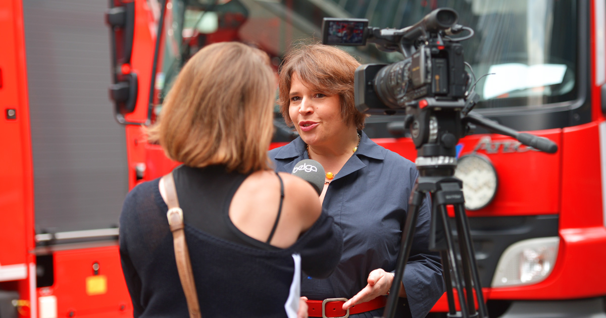 Cécile Jodogne, Secrétaire d'Etat en charge des pompiers et des services d'urgence