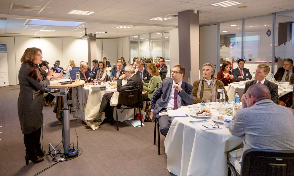 La Secrétaire d'Etat Cécile Jodogne intervient au BECI dans le cadre des petits-déjeuners Good Morning Brussels