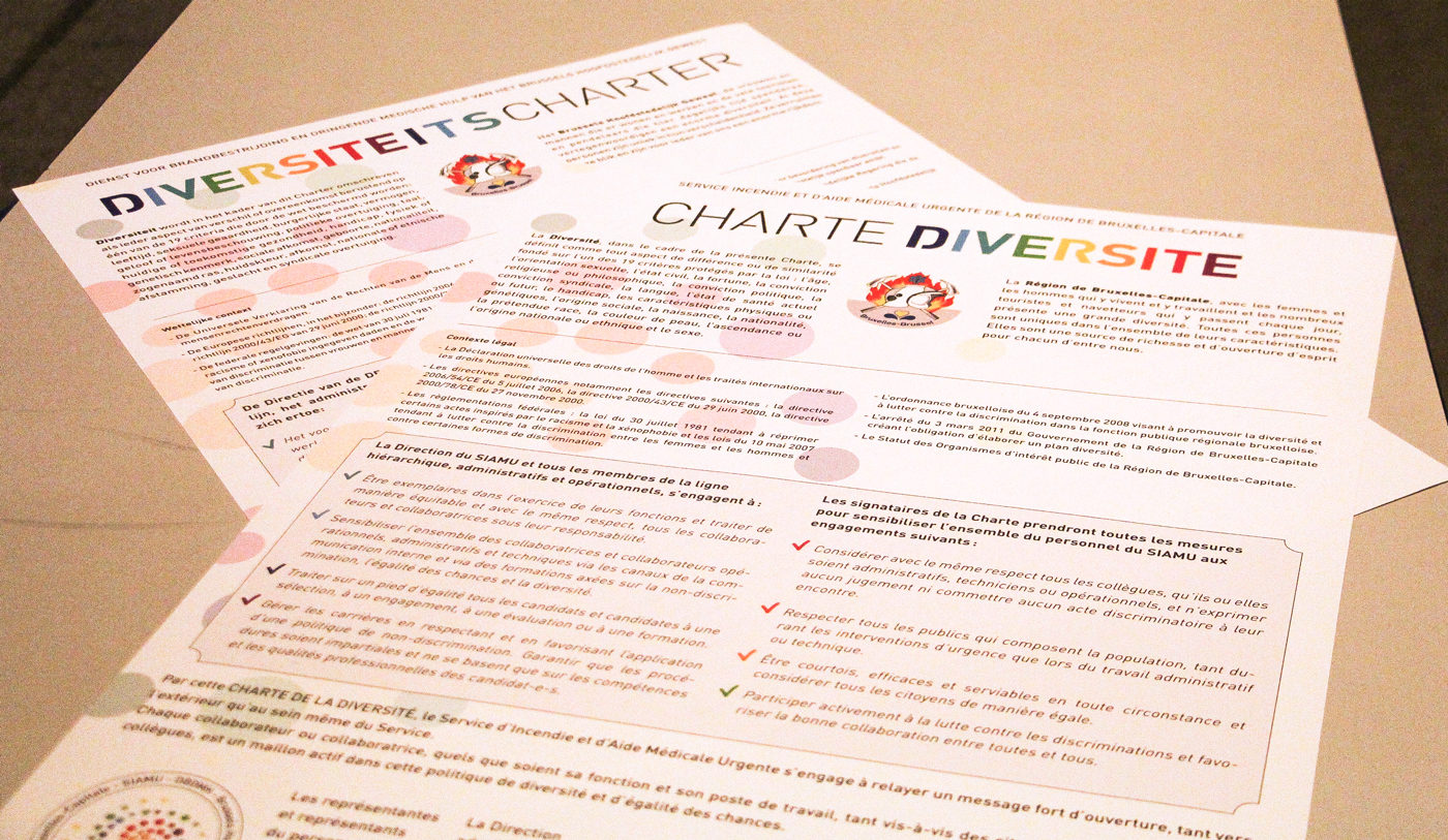 Signature de la charte de la diversité au Siamu