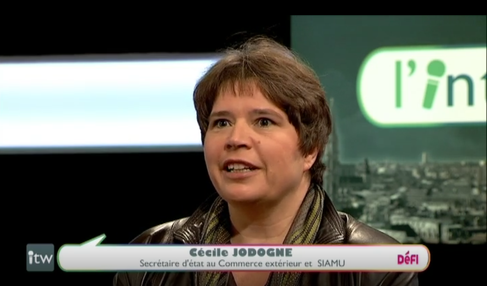 Cécile Jodogne interviewée sur BXI