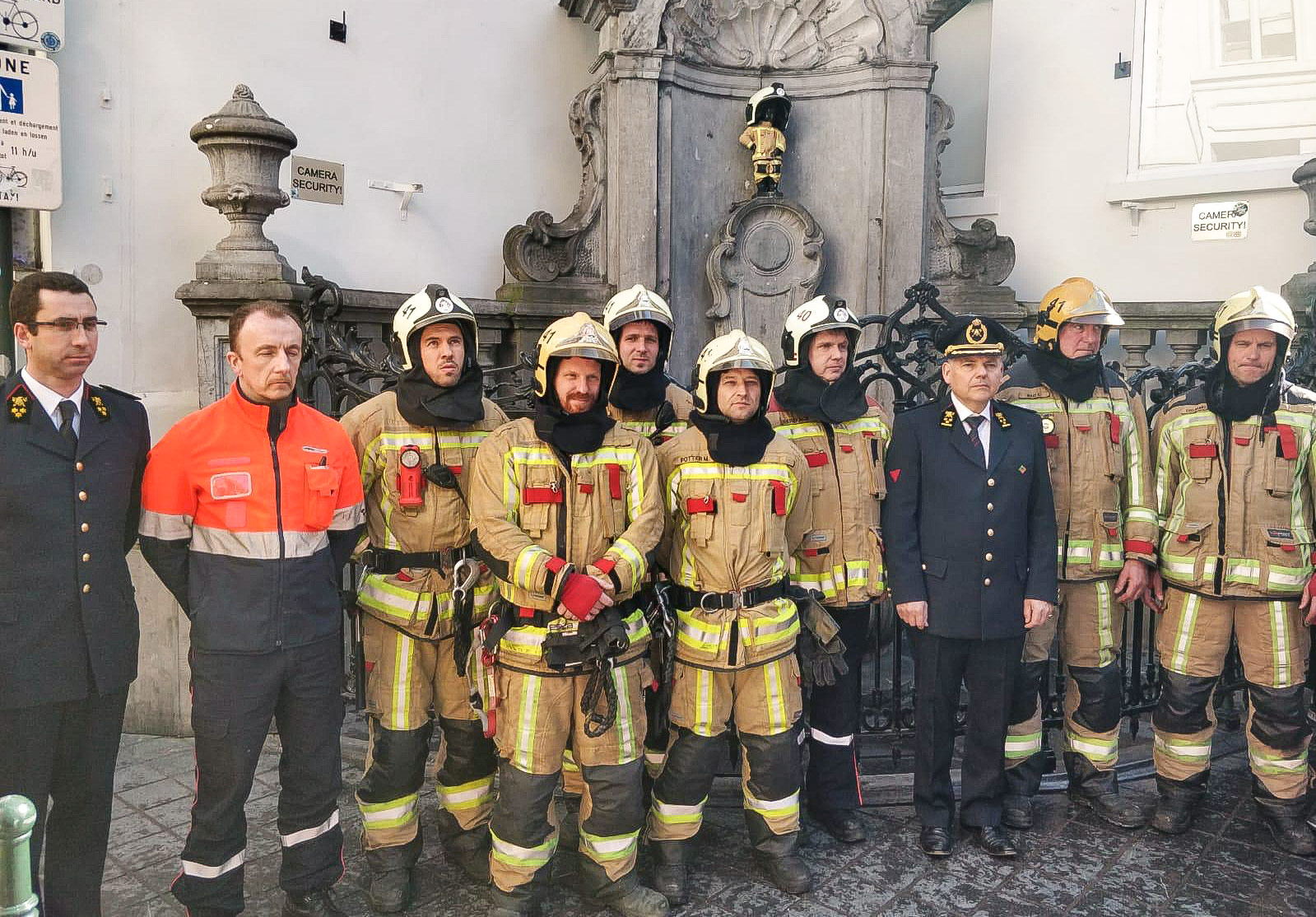 Les pompiers bruxellois rendent hommage aux victimes des attentats du 22 mars